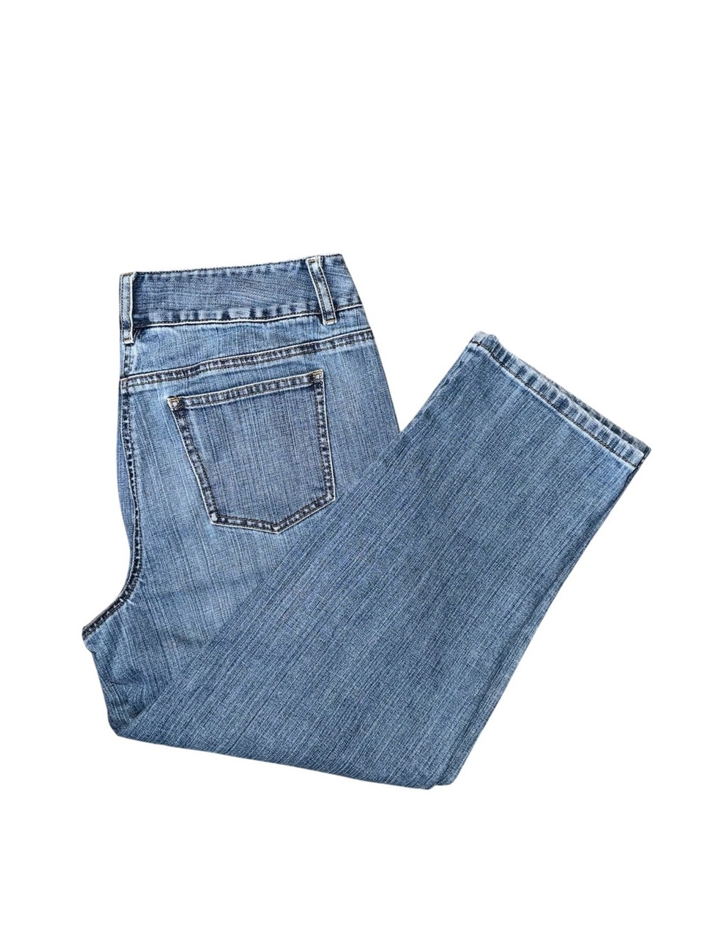 Talbots Light Blue Straight-Leg ankle Jeans size 10 - Picture 2 of 8